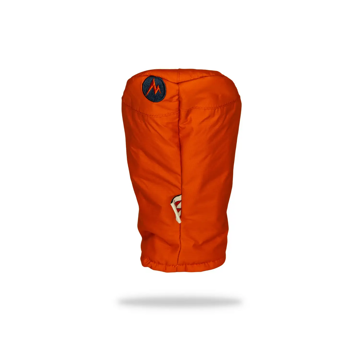 orange rain jacket golf headcover wood back