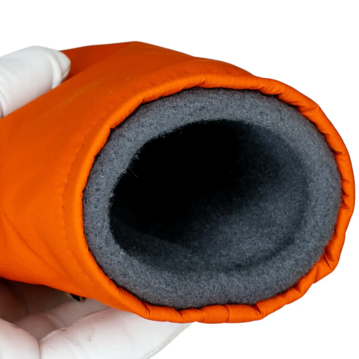 orange rain jacket golf headcover wood grey fleece lining