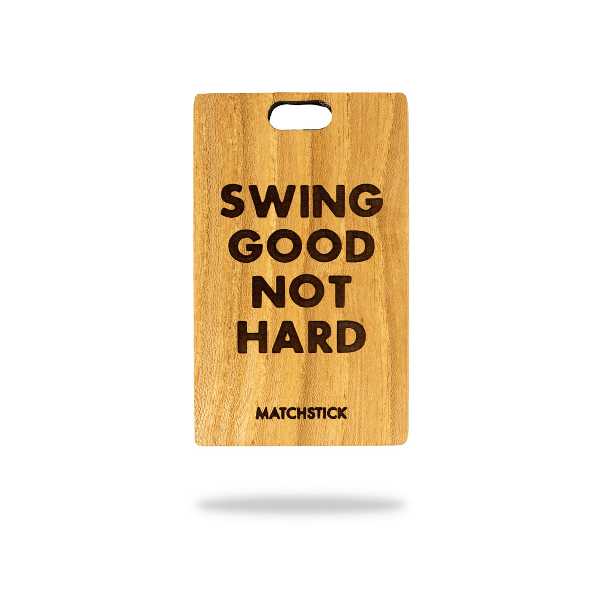 oregon red elm wood golf bag tag laser engraving text example