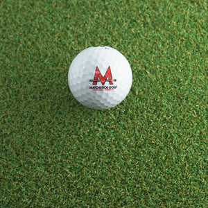 hot dog golf ball marker matchstick video next to golf ball
