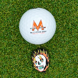 liz breed flaming skull tattoo golf ball marker video