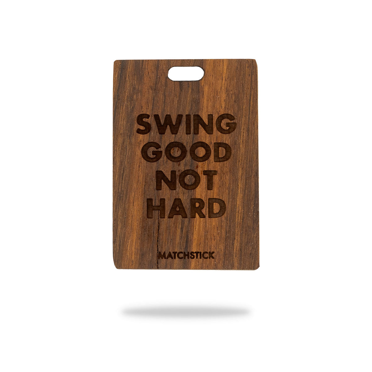 shedua wood golf bag tag back text laser engraving