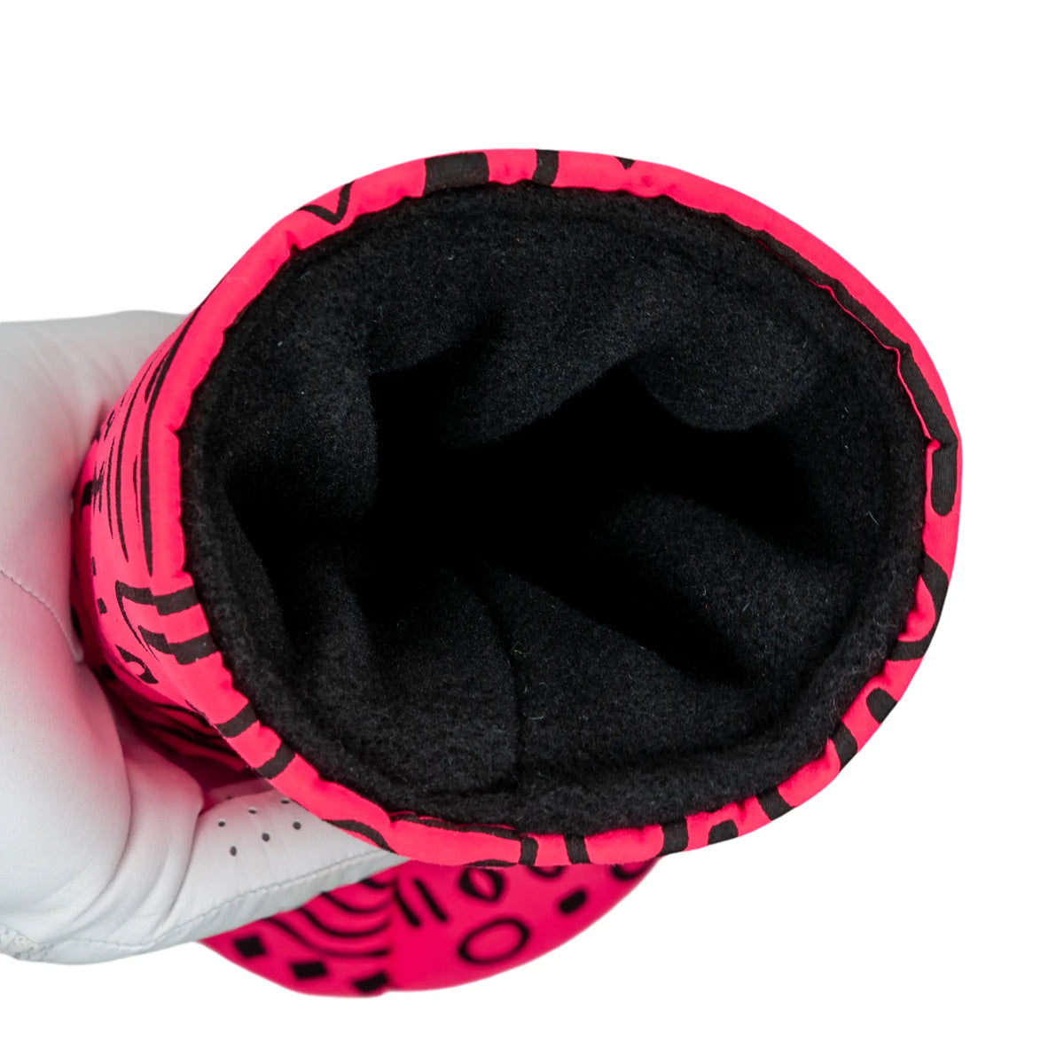 Pink Squiggle Driver Headcover No. 1 interior