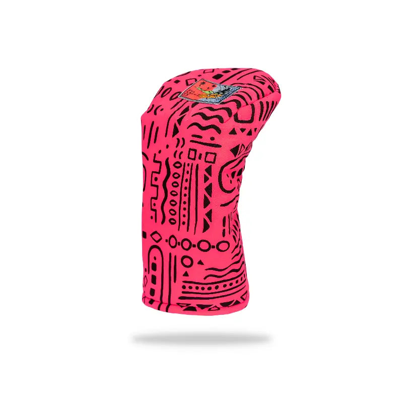 Pink Squiggle Driver Headcover No. 1 right