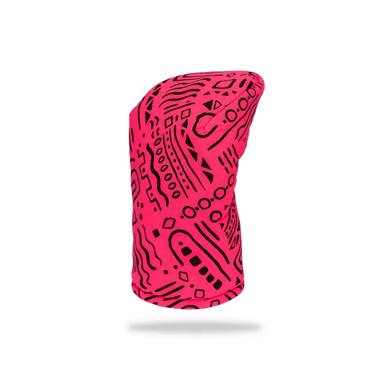 Pink Squiggle Driver Headcover No. 2 right