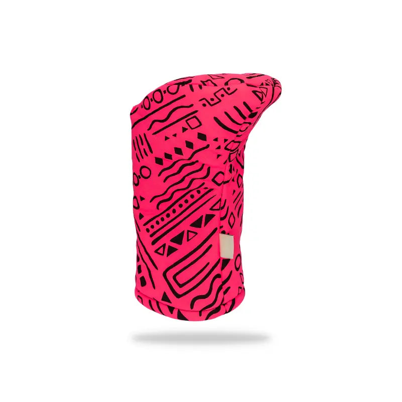 Pink Squiggle Driver Headcover No. 2 right rear