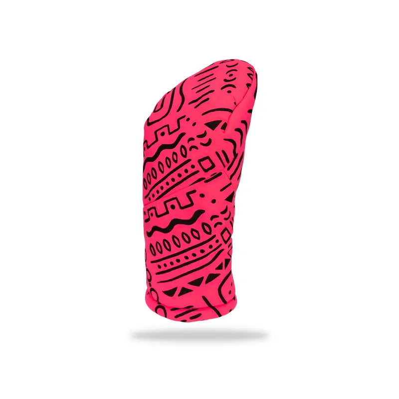 Pink Squiggle Wood Headcover No. 1 right