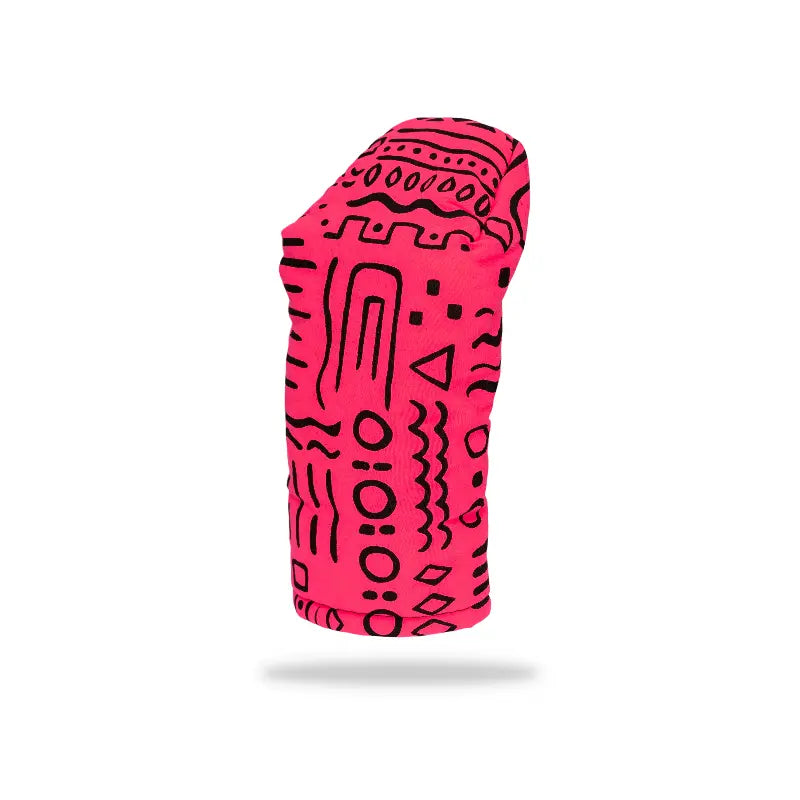 Pink Squiggle Wood Headcover No. 3 right