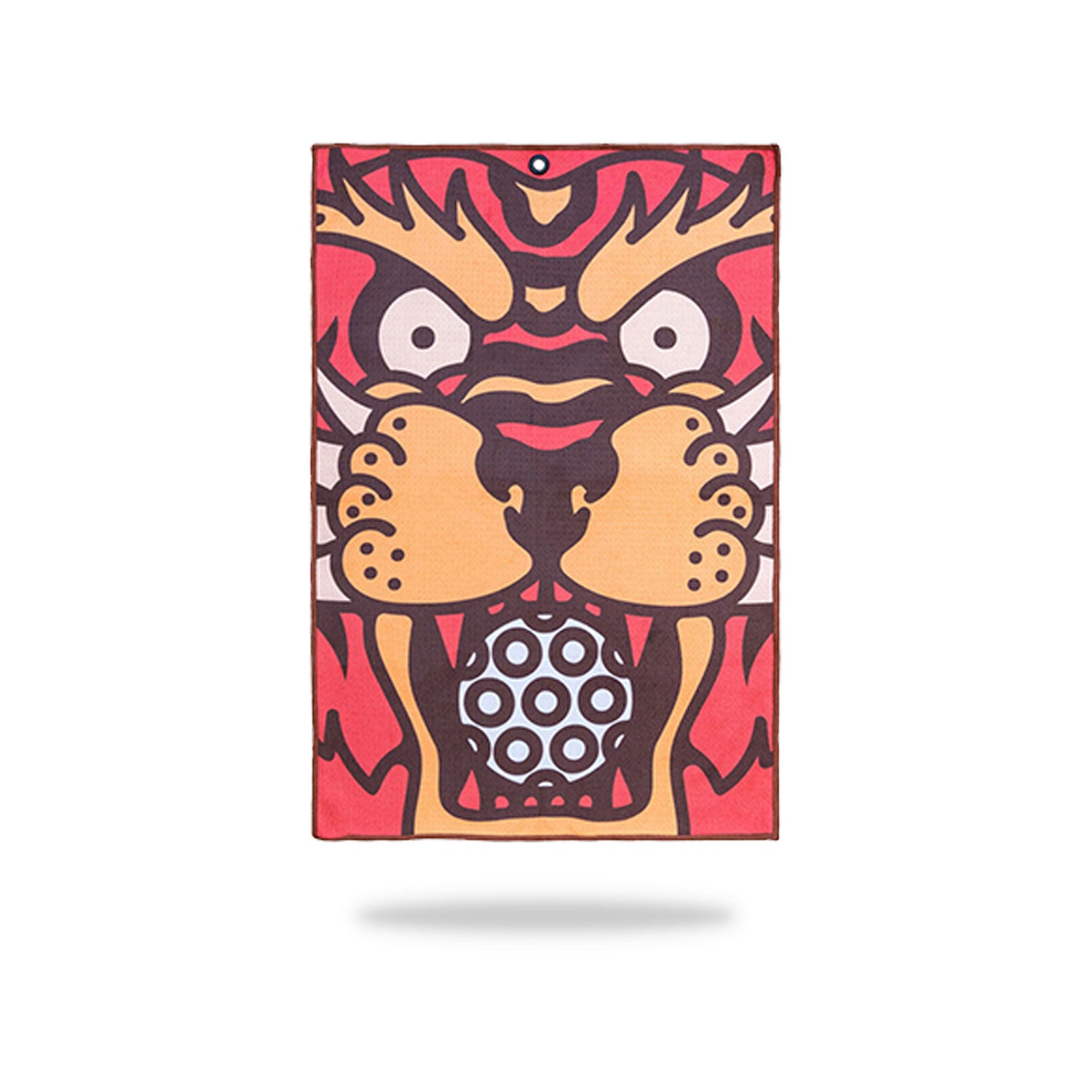 tiger head golf towel young dirty max machado matchstick golf main product photo front