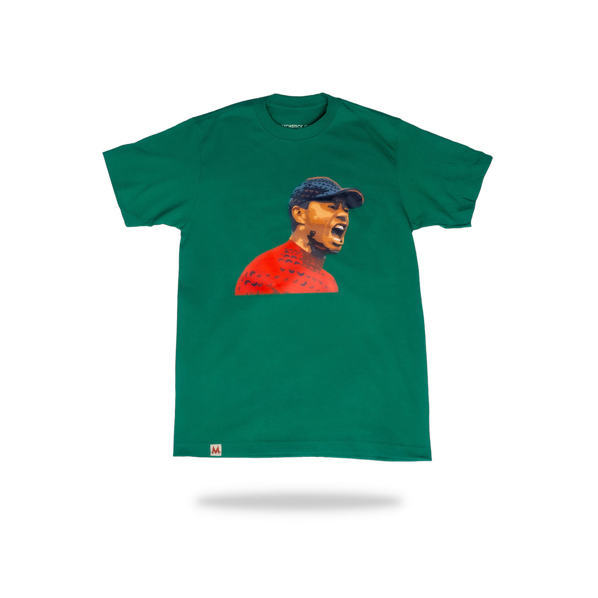 tiger woods roar master augusta green t-shirt main product photo