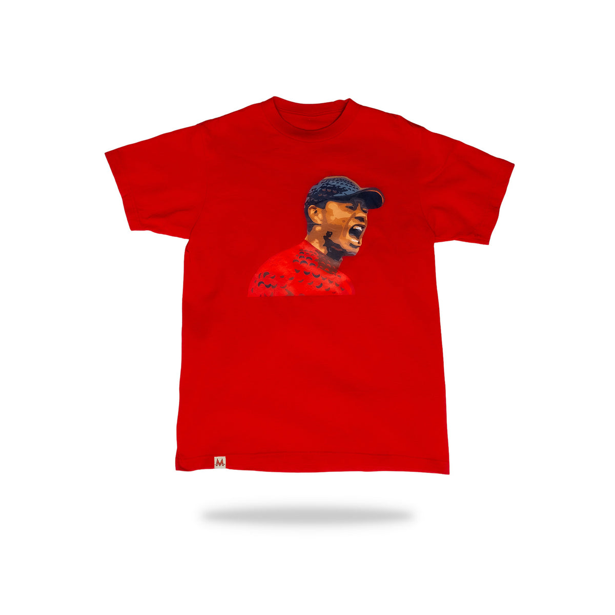 tiger woods roar red tee main product photo