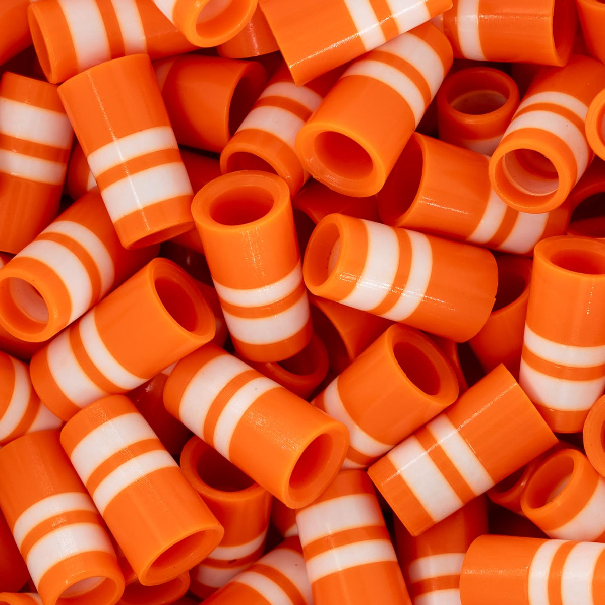 traffic cone orange and white golf club ferrules main product photo