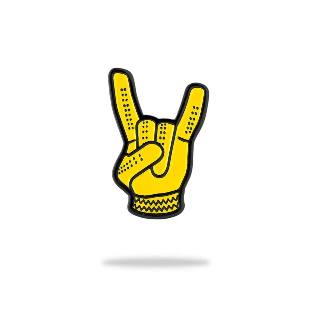yellow devil horns golf ball marker main product photo