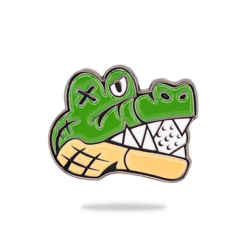 one eyed alligator happy gilmore chubbs golf ball marker main product photo