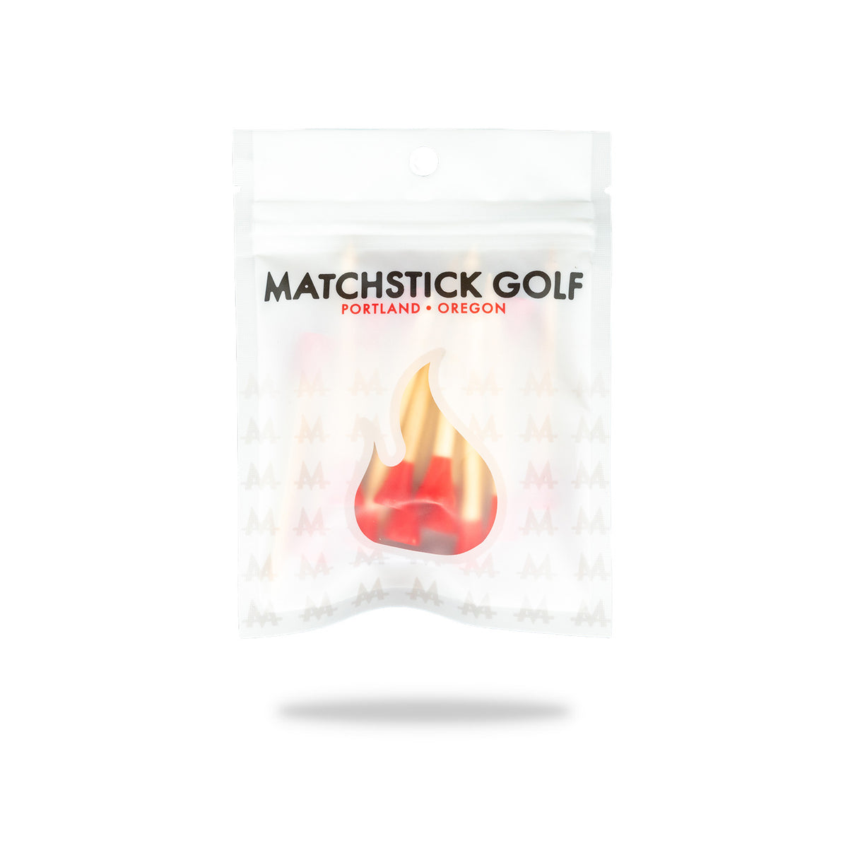 matchstick golf bamboo tees in bag main product photo