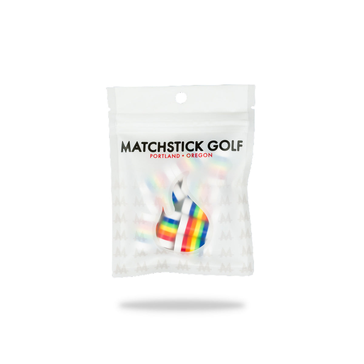 rainbow warrior golf club ferrules in bag